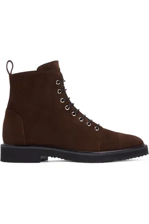 Giuseppe Zanotti Lace-up suede ankle boots