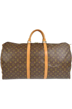 Louis Vuitton 2000 pre-owned Keepall 55 two-way travel bag, Brown