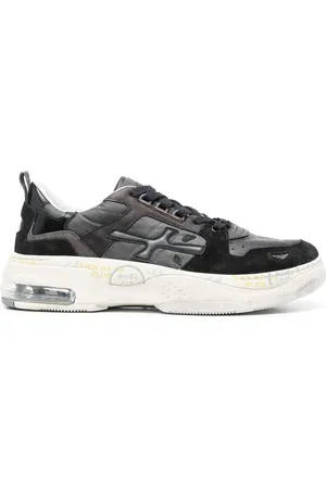 Premiata Drake logo-patch sneakers