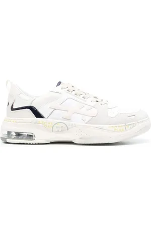 Premiata Drake logo-patch sneakers