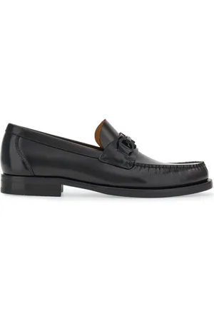 Salvatore Ferragamo Gancini plaque 35mm leather loafers