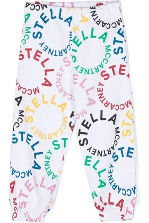 Stella McCartney Circular logo-print cotton track pants