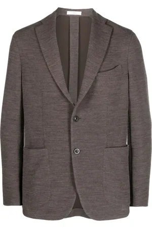 Boglioli Knitted single-breasted blazer