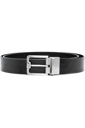 Emporio Armani Buckle-fastening leather belt