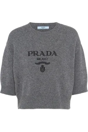 Prada Enamel logo-plaque Tank Top - Farfetch