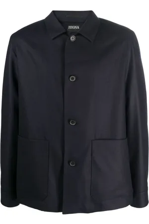 Ermenegildo Zegna Button-up wool shirt jacket