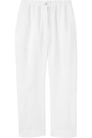Proenza Schouler Straight-leg cotton-blend trousers