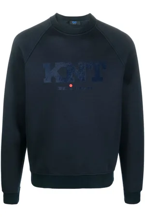 Kiton Logo-print long-sleeve sweatshirt