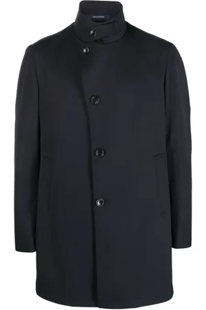 TAGLIATORE Gordon asymmetric-fastening parka coat