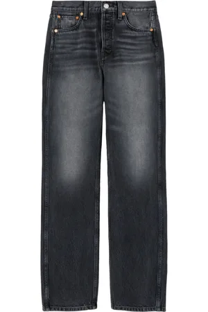 Loose Jeans for Women in black color | FASHIOLA.ph