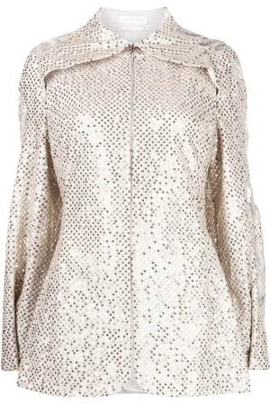 Saiid Kobeisy Floral-embroidered sequin-embellished jacket