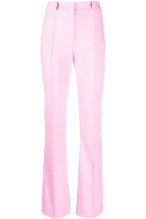 Patrizia Pepe Slim-cut side-slits trousers