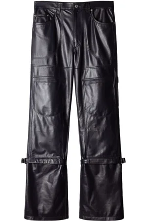 OFF-WHITE Carpenter leather trousers