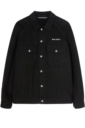 Palm Angels logo-embroidered Twill Shirt Jacket - Farfetch