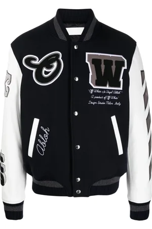 OFF-WHITE Cryst Moon Phase varsity jacket