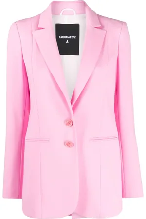 Patrizia Pepe Single-breasted crepe blazer