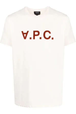 A.P.C. VPC flocked-logo T-shirt