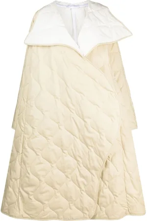 Niccolo Pasqualetti Asymmetric diamond-quilted coat
