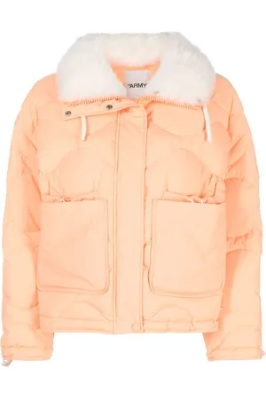 YVES SALOMON Concealed-fastening padded jacket