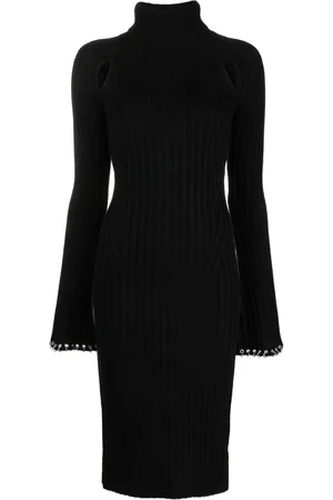 Patrizia Pepe Cut-out ribbed midi dress