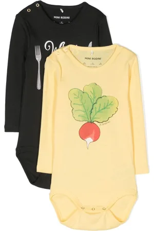 Mini Rodini Graphic-print organic-cotton body
