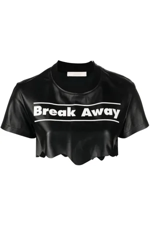 SSHEENA Break Away leather crop top