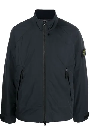 Stone Island Compass-motif zip-up windbreaker