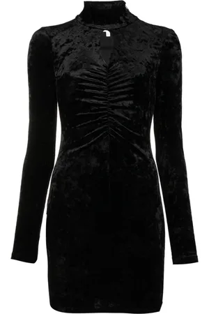 Patrizia Pepe Essential cut-out velvet minidress
