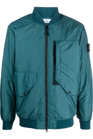Stone Island Compass-badge padded bomber jacket