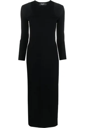 Dsquared2 Cut-out ribbed-knit midi dress