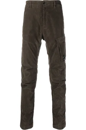 C.P. Company Lens-detail corduroy cargo trousers