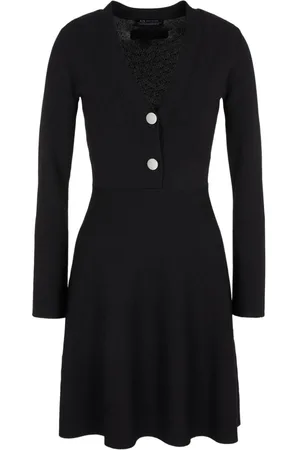 Armani Exchange V-neck A-line minidress