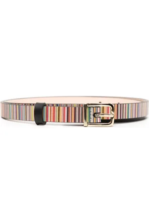 Paul Smith Striped leather belt