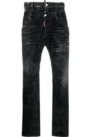 Dsquared2 Crystal-embellished slim-cut jeans
