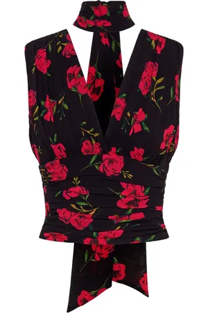 Nicholas Karis rose-print tank top