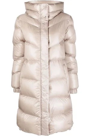 Woolrich Logo-patch padded hooded coat
