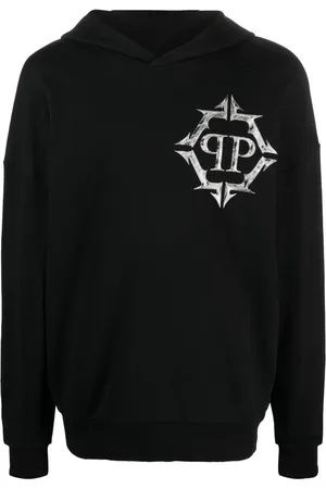 Philipp Plein Chrome logo-print hoodie