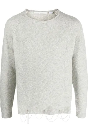 Random Identities Long-sleeved chain-embellished jumper