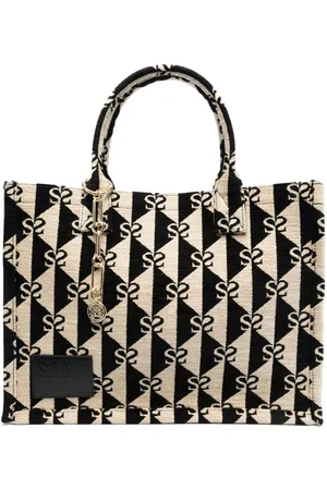 Kasbah Kasbah logo jacquard bag - Tote Bags