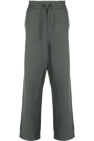 Y-3 Logo-patch organic cotton track pants