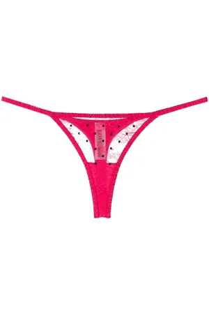 Peek & Beau Tillie Lace G String in Hot Pink - ASOS Outlet