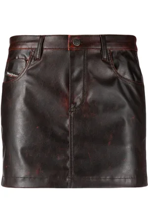 Diesel O-Kin faux-leather miniskirt