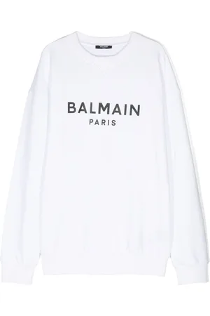 Balmain Logo-print cotton sweatshirt