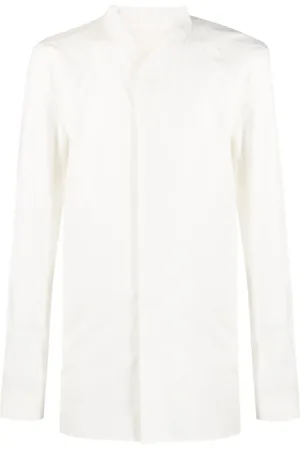 Rick Owens Concealed-fastening V-neck shirt