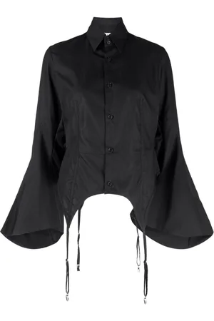 NOIR KEI NINOMIYA Braces-detail long-sleeve shirt