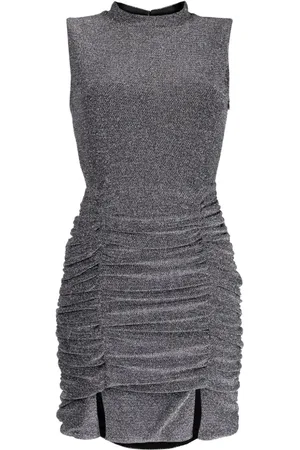 In the Mood for Love Draped-design sleeveless dress