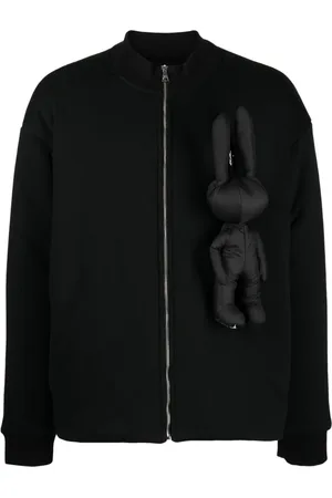 Natasha Zinko Rabbit-appliqué bomber jacket
