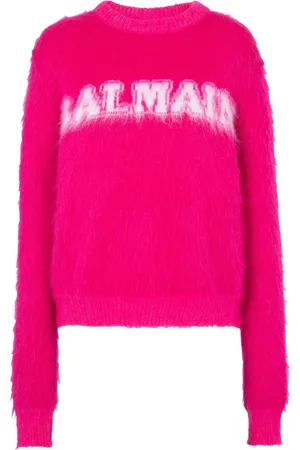 Balmain Logo-jacquard jumper