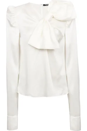Balmain Bow-embellished blouse