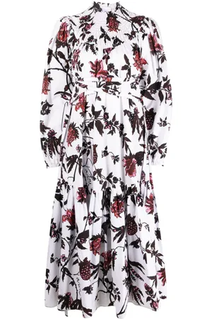 Patou Graphic-print cotton dress